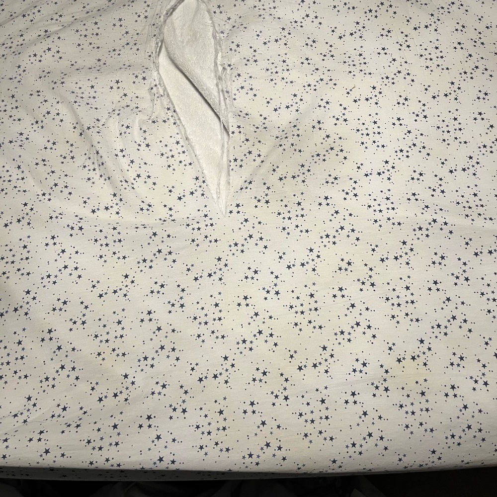 $2 Add-On Ripped Fitted Sheet for Sewing/Crafts Tommy Hilfiger Blue Star Fabric